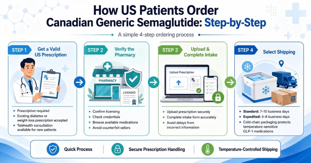 How US Patients Order Canadian Generic Semaglutide