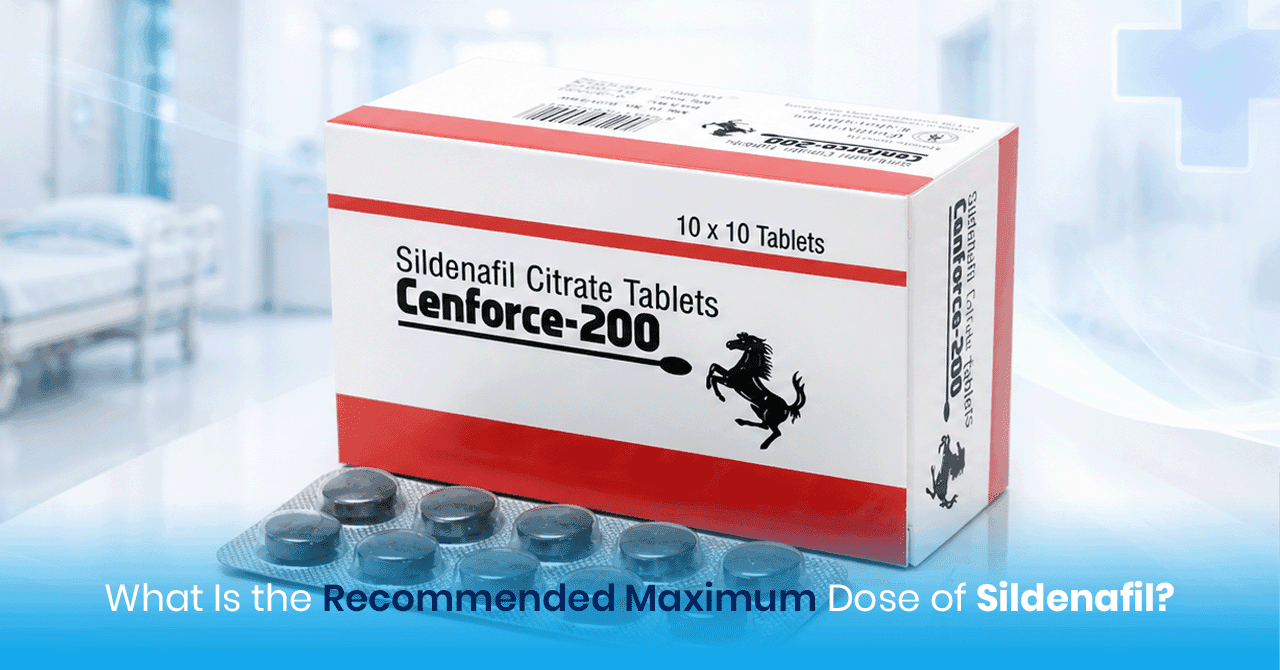 What Is the Recommended Maximum Dose of Sildenafil