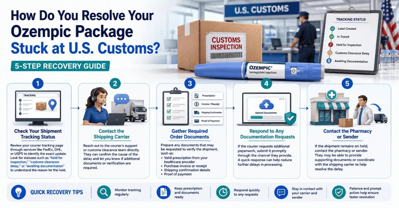 How Do You Resolve Your Ozempic Package Stuck at U.S. Customs