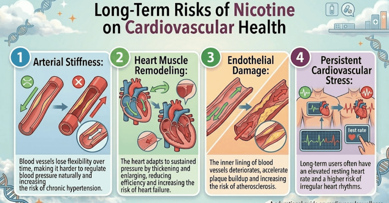 Long-Term Risks of Nicotine on Cardiovascular Health