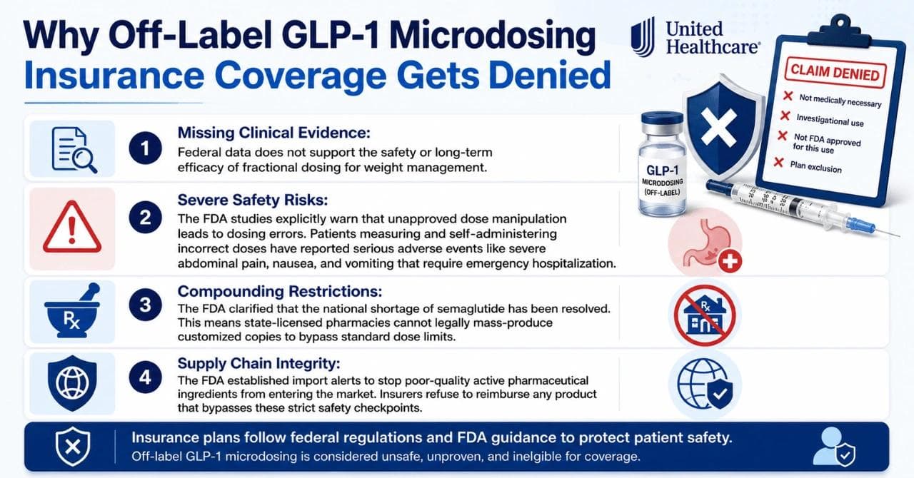 Why Off-Label GLP-1 Microdosing Insurance Coverage Gets Denied
