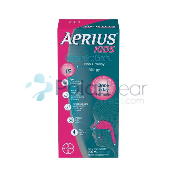 Aerius Kids Syrup ( Bubble Gum) - Image 1