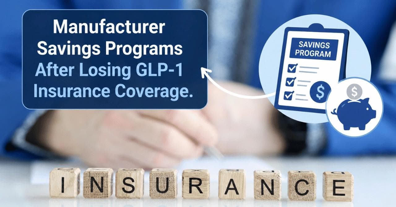 Manufacturer Savings Programs After Losing GLP-1 Insurance Coverage
