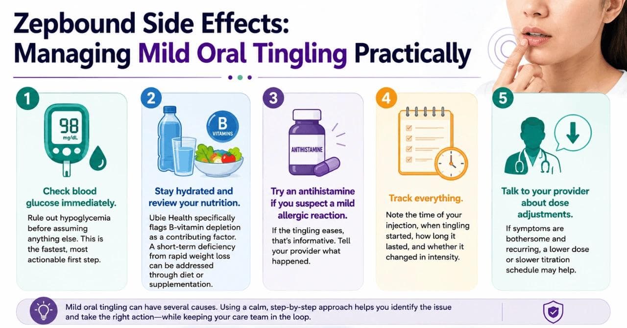 Zepbound Side Effects: Managing Mild Oral Tingling Practically