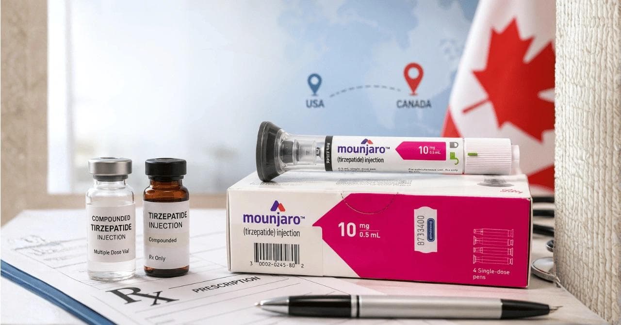 Can USA Patients Switch From Compounded Tirzepatide to Brand Mounjaro From Canada