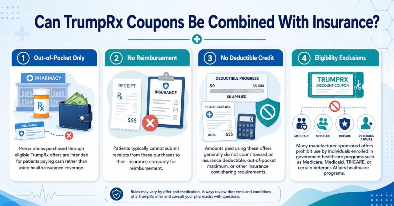 Can TrumpRx Coupons Be Combined With Insurance