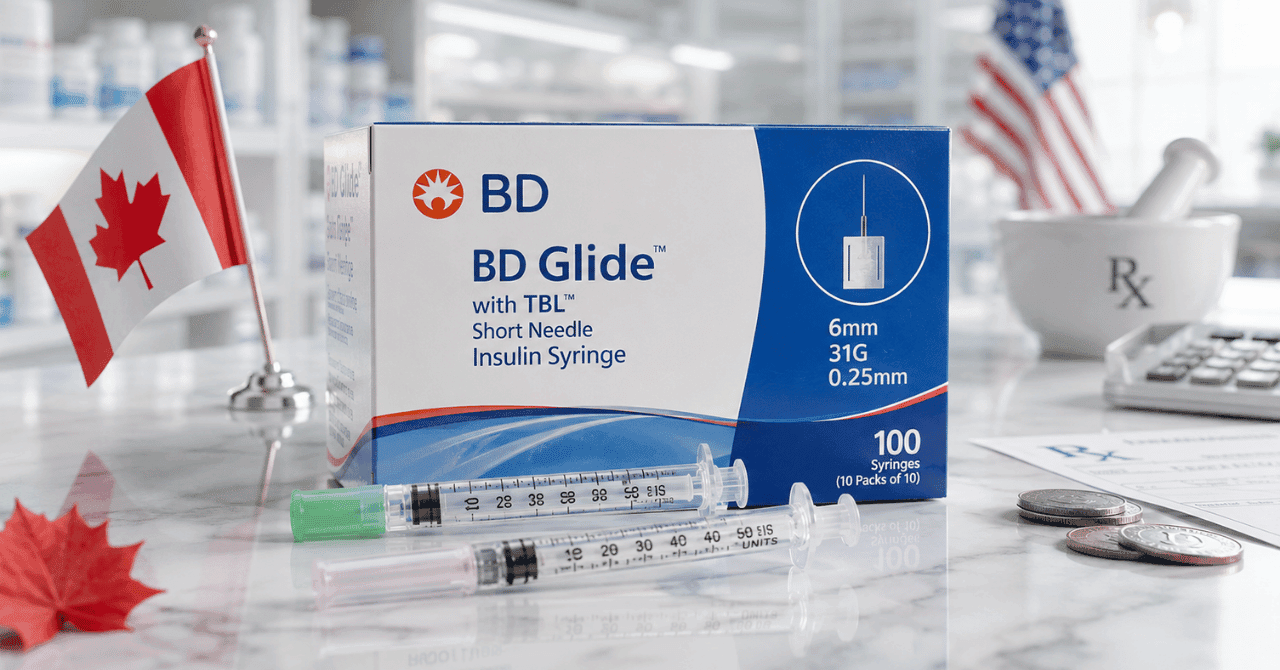 Why Do USA Type 1 Diabetes Patients Buy BD Insulin Syringes From Canada