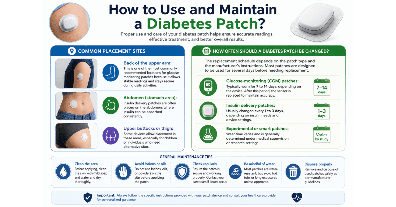 How to Use and Maintain a Diabetes Patch