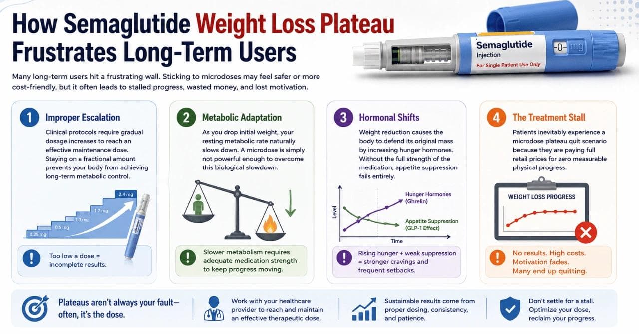 How Semaglutide Weight Loss Plateau Frustrates Long-Term Users