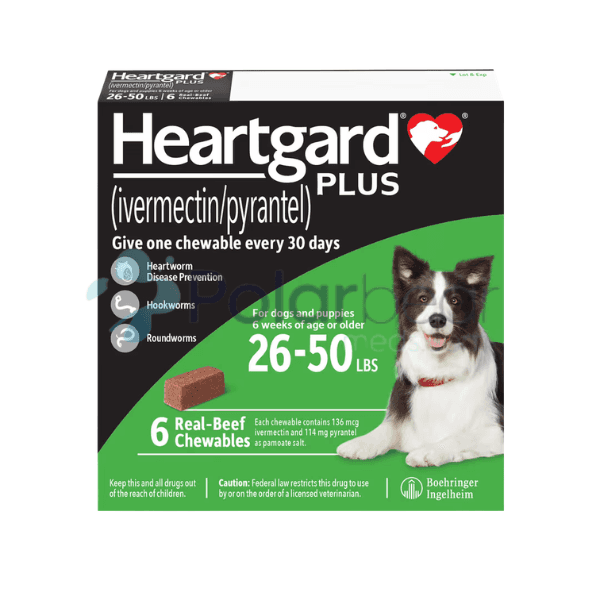 Heartgard Plus Chewable Medium Dog - Image 1