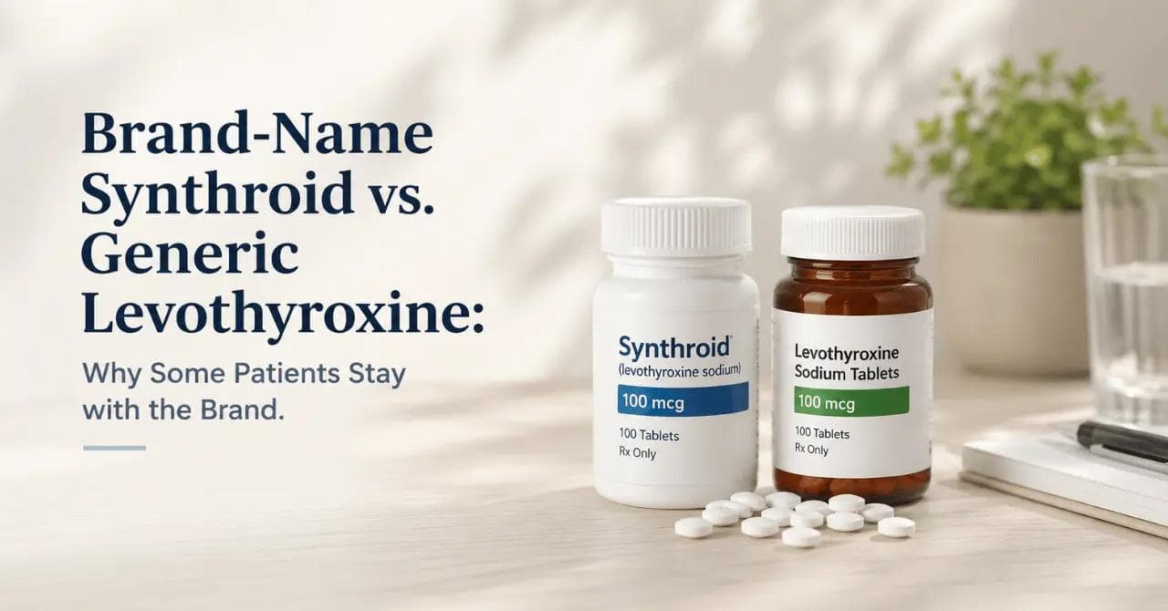 Brand-Name Synthroid vs. Generic Levothyroxine