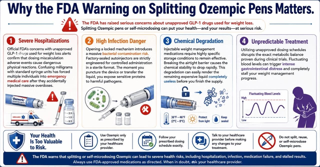Why the FDA Warning on Splitting Ozempic Pens Matters