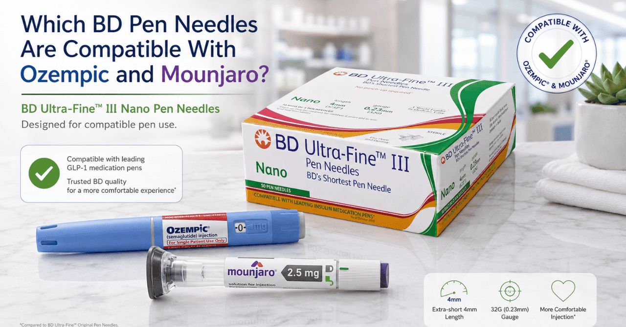 Which BD Pen Needles Are Compatible With Ozempic and Mounjaro?