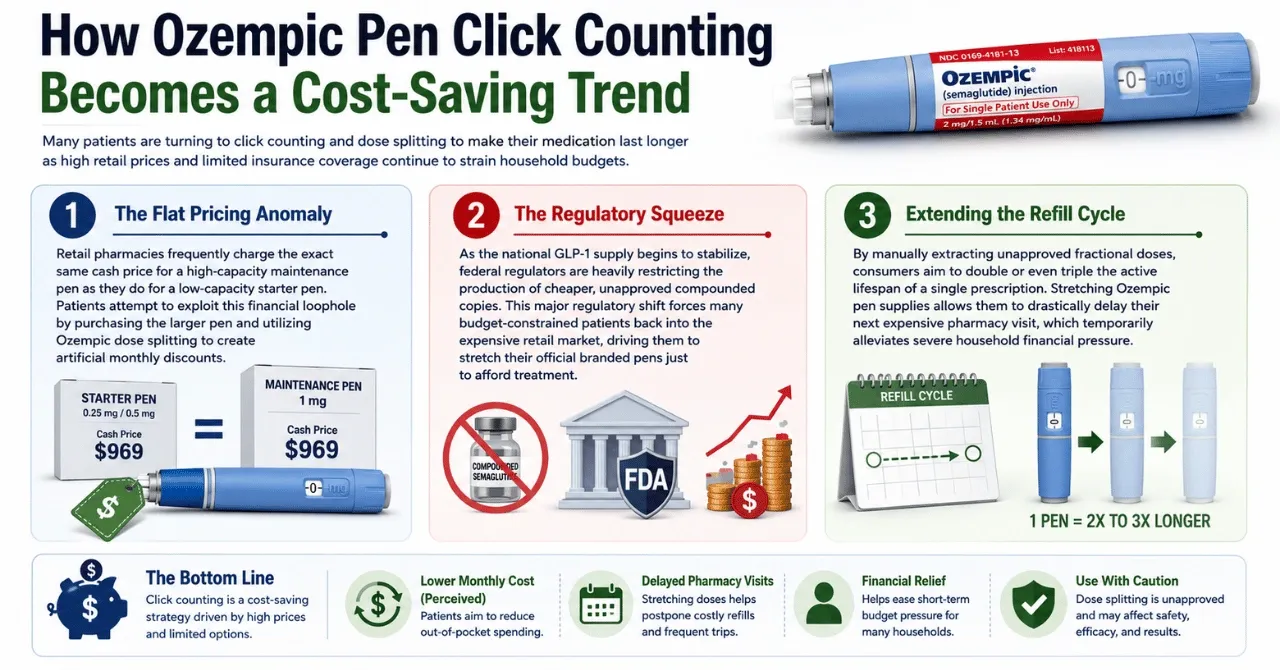 How Ozempic Pen Click Counting Becomes a Cost-Saving Trend
