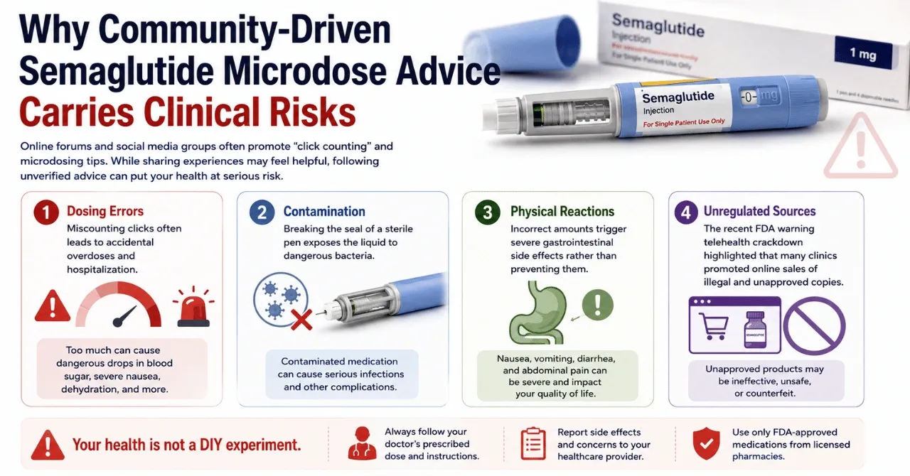 Why Community-Driven Semaglutide Microdose Advice Carries Clinical Risks