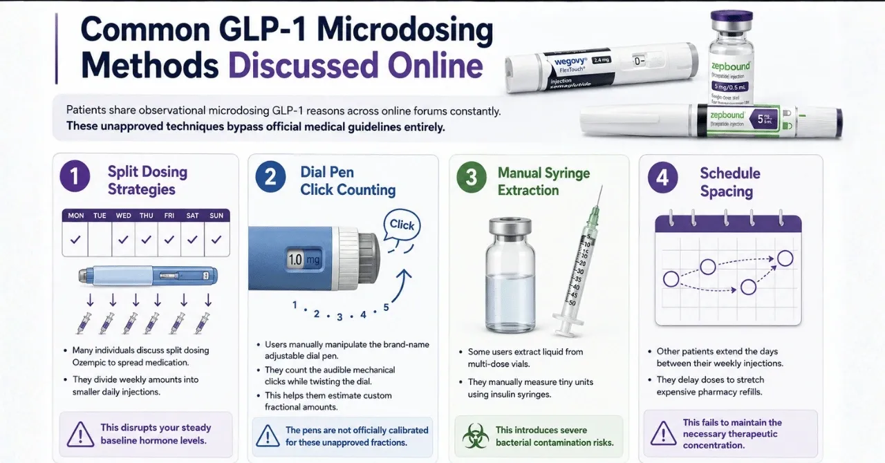 Common GLP-1 Microdosing Methods Discussed Online