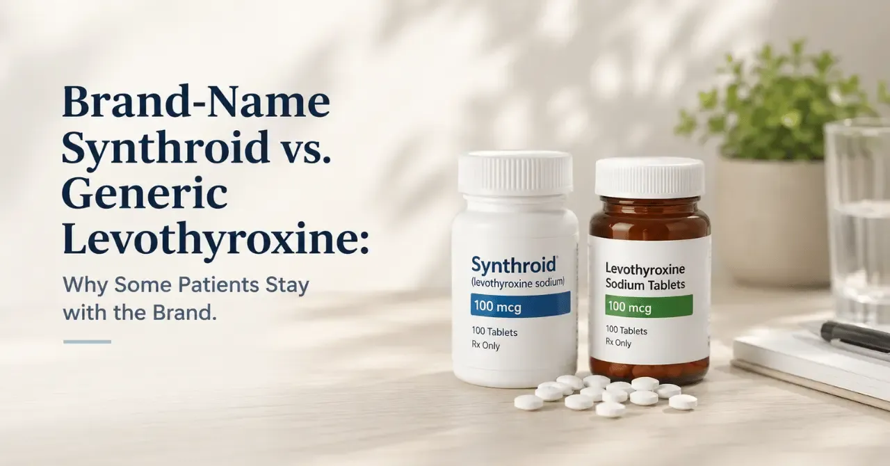 Brand-Name Synthroid vs. Generic Levothyroxine